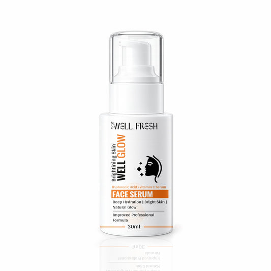 Vitamin C and Hyaluronic Acid Face Serum for Deep Hydration and Skin Brightening