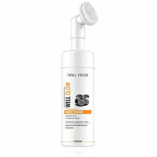 Vitamin C Face Wash for Bright and Glowing Skin Close Up Front View
