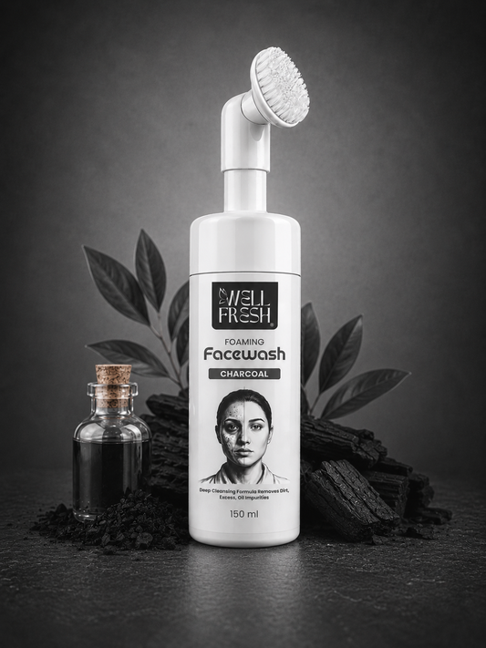 Charcoal Face Wash for Dirt Removal and Fresh Clear Skin