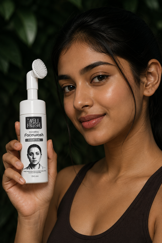 Charcoal Face Wash for Dirt Removal and Fresh Clear Skin