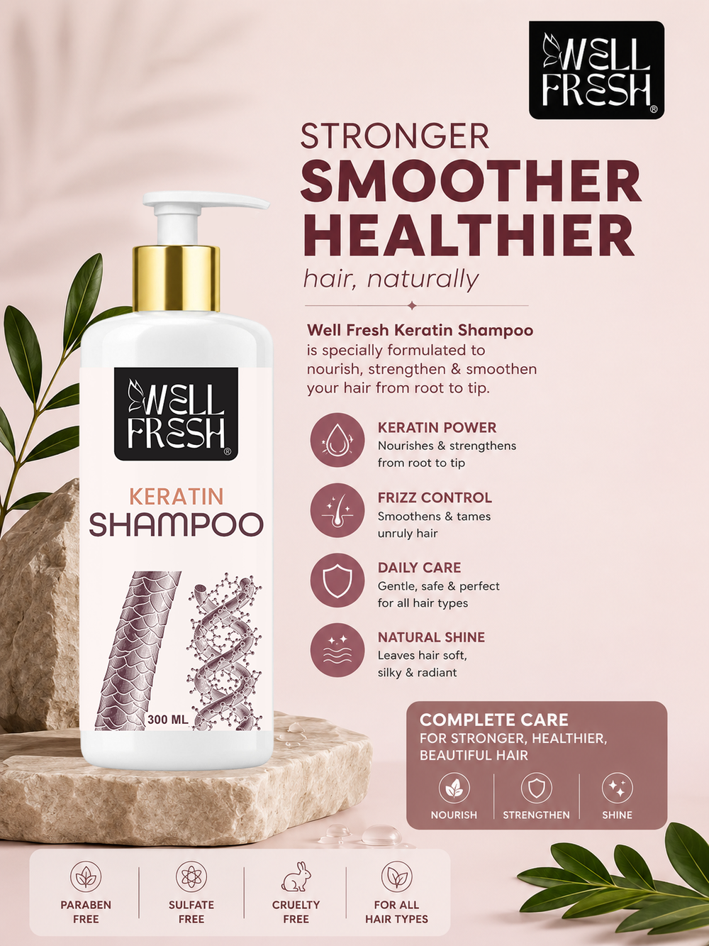 Shampoo for Hair Smoothness and Softness