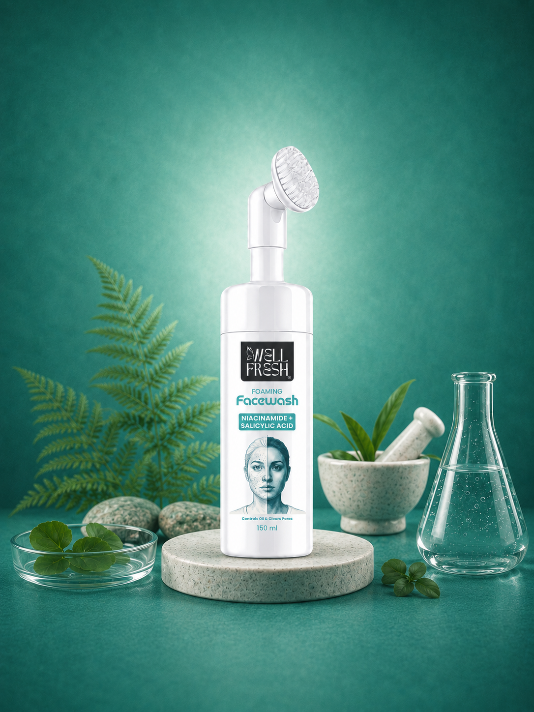 Niacinamide and Salicylic Acid Face Wash for Acne Prone and Oily Skin