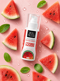 Watermelon Sunscreen SPF 50 PA+++ for Sun Protection and Hydrated Skin